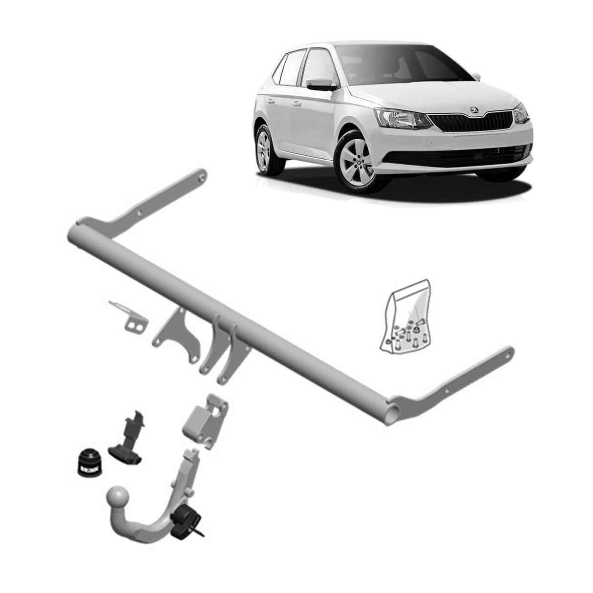 BRINK - Skoda Fabia (2014 - 2018) European Towbar