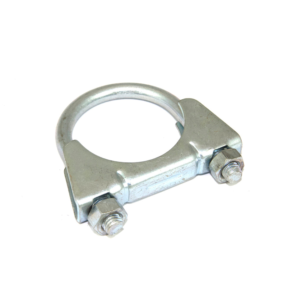 U-Bolt Clamp - Inside diameter 45mm (1-3/4" Inch), Zinc Plated, Packed Bag