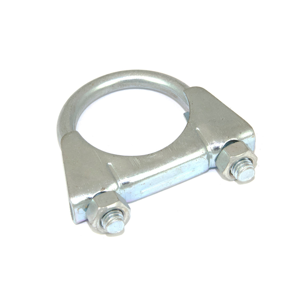 U-Bolt Clamp - Inside diameter 48mm (1-7/8" Inch), Zinc Plated, Packed Bag