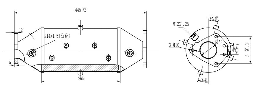 Redback - Nissan Civilian (06/2008-07/2012) Diesel Particulate Filter