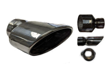 Mercury - 3" IN 133 X 79 OVAL x 160mm L ANGLE CUT CONE TIP SC