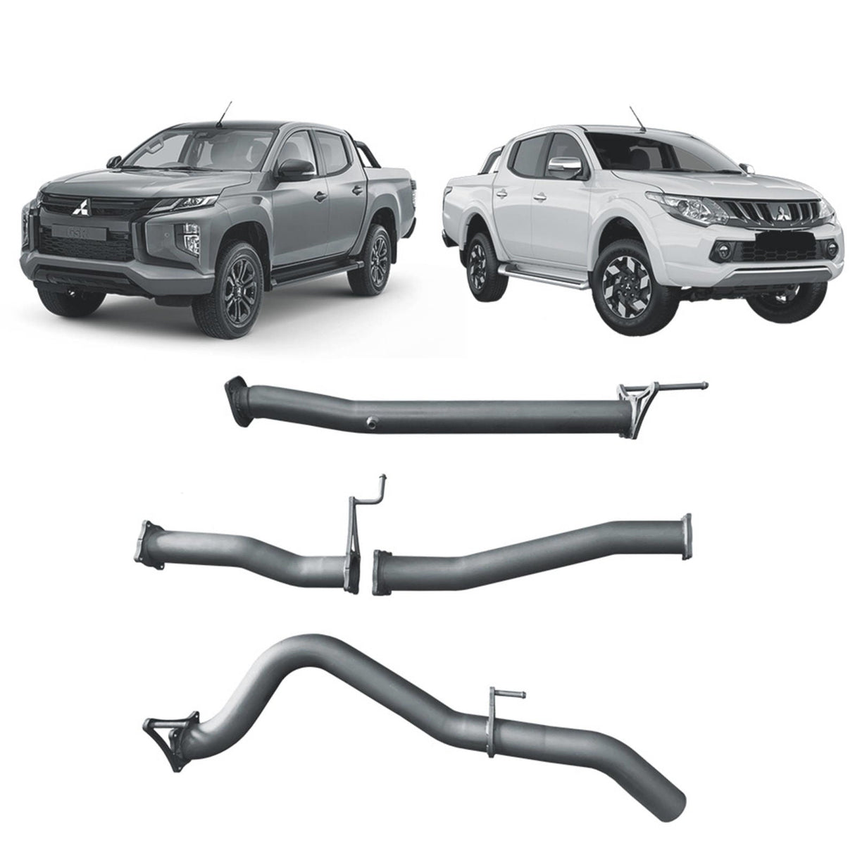 Redback Extreme Duty - Mitsubishi Triton MQ MR (2015 - On) Performance Exhaust
