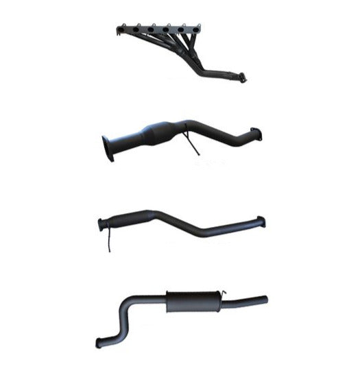 Manta | 2.5in Single Full System with Hotdog/Muffler | Ford Falcon BA BF 6 Cylinder Ute 2002–2008