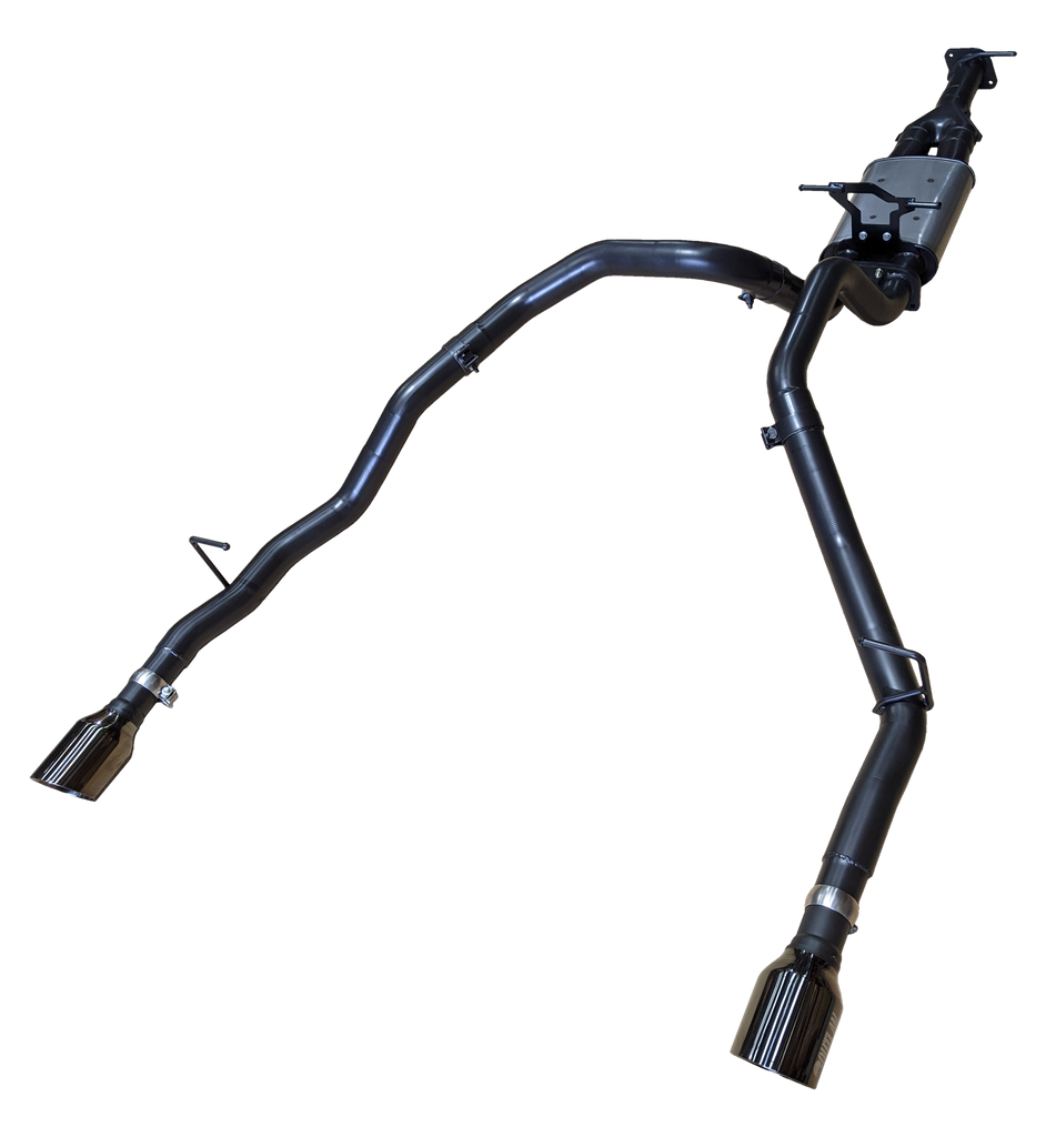 Outlaw 4x4 - RAM DT 1500 2019-2022 Catback Exhaust System (Shadow Chrome Tips)