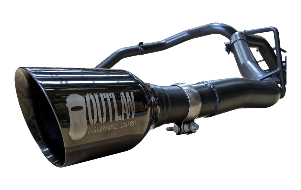 Outlaw 4x4 - RAM DT 1500 2019-2022 Catback Exhaust System (Shadow Chrome Tips)