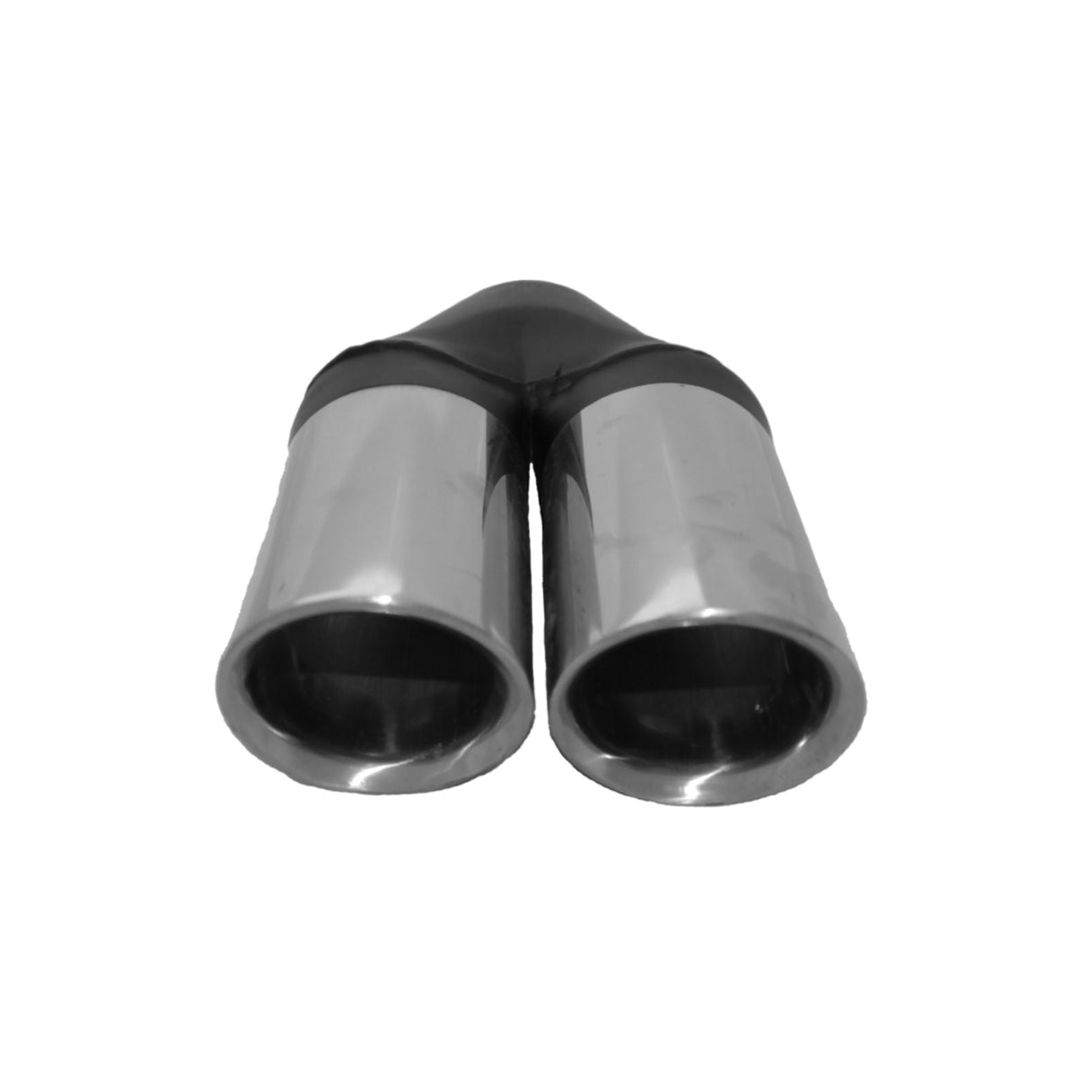 Y Piece Exhaust Tip - 2 1/4" Inch (In) 3" Inch (Out) 228mm Long