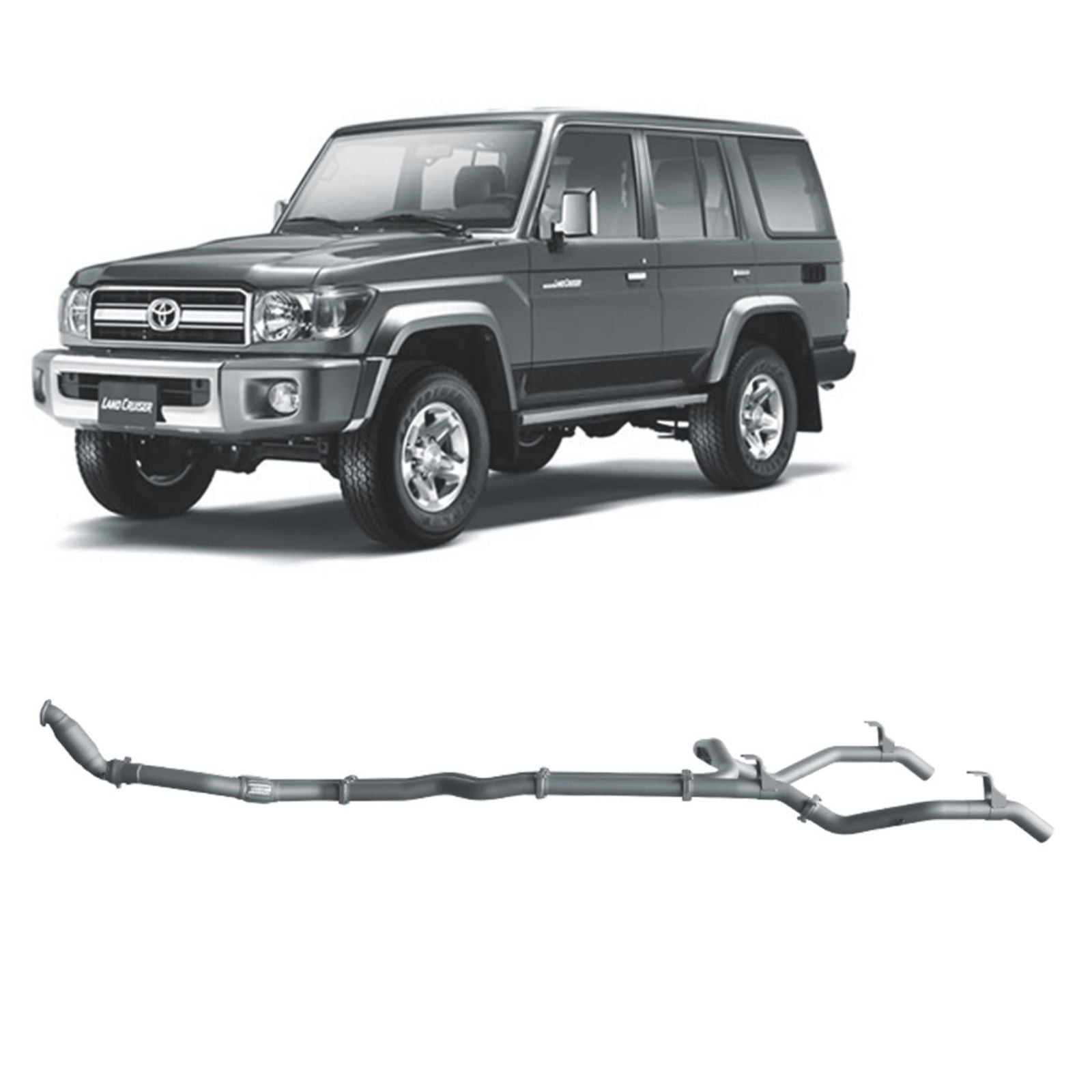 Redback Performance - Toyota 76 Series Landcruiser (03/2007 - 10/2016) (Extreme Duty 4x4) "Pipe Only"
