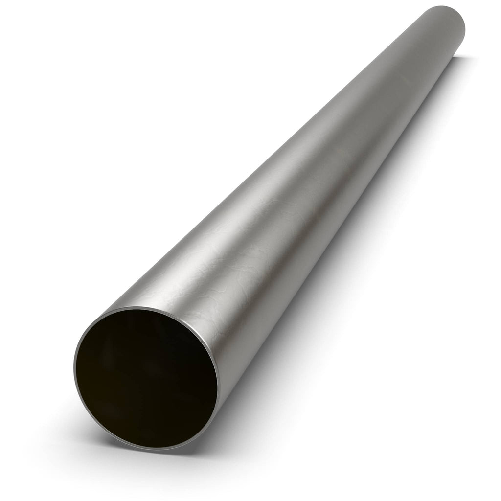 Exhaust Tube - 3" Inch (76mm), Thick 2.0mm, Length 3M, Semi Bright Mild