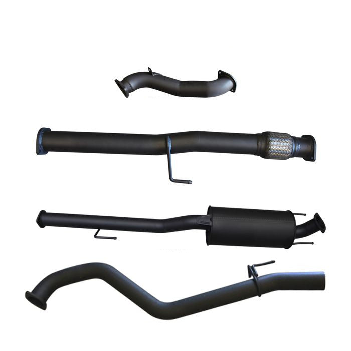 Manta | 3″ Turbo Back Exhaust System with Muffler (No Cat) | Toyota Hilux KUN26R 3.0L D4D Ute 2005–2015
