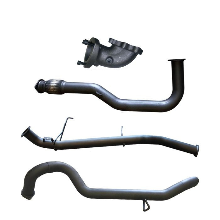 Manta | 3″ Turbo Back Exhaust with Centre Pipe Only & Tail | Nissan Patrol GU 4.2L Turbo Diesel Wagon 1999–2015