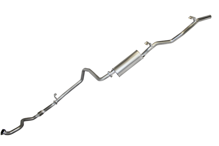 Manta | 2.5″ Manifold Back Exhaust System | Toyota Landcruiser HZJ75 & HZJ78 4.2L 1HZ Ute & Troop Carrier 1990–2006