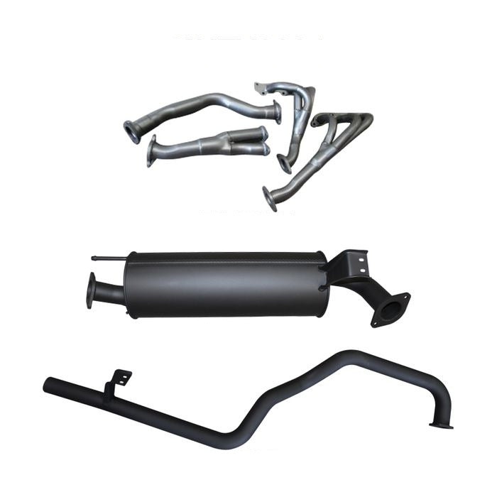 Manta | 2.5″ Full Exhaust System with Extractors & Muffler/Tailpipe | Toyota LandCruiser FZJ105 4.5L Wagon 1998–2007