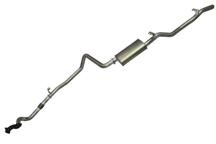 Manta | 3″ Turbo Back Exhaust System with Muffler | Toyota LandCruiser HDJ79 4.2L Turbo Diesel Ute 2001–2006