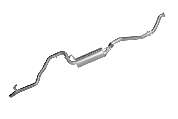 Manta | 3″ Turbo Back Exhaust System with Muffler | Toyota Landcruiser HZJ105 Wagon 4.2L 1HZ Garrett 3-Bolt Turbo 1998–2007