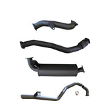 Manta | 3″ Turbo Back Exhaust System with Muffler | Toyota Landcruiser HZJ105 Wagon 4.2L 1HZ Garrett 3-Bolt Turbo 1998–2007