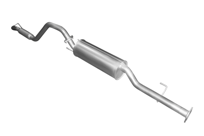 Manta | 2.5″ Cat Back Exhaust System with Centre Muffler & Rear Hotdog | Toyota Hilux N70 4.0L V6 Ute 2005–2017