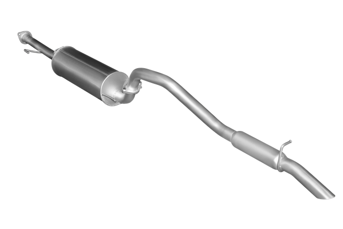 Manta | 2.5″ Cat Back Exhaust System with Centre Muffler & Rear Hotdog | Toyota Hilux N70 4.0L V6 Ute 2005–2017