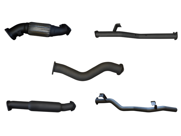Manta | 3″ Turbo Back Exhaust Without Cat with Hotdog | Toyota Landcruiser VDJ79 V8 Ute 2016–2025 (DPF Models)