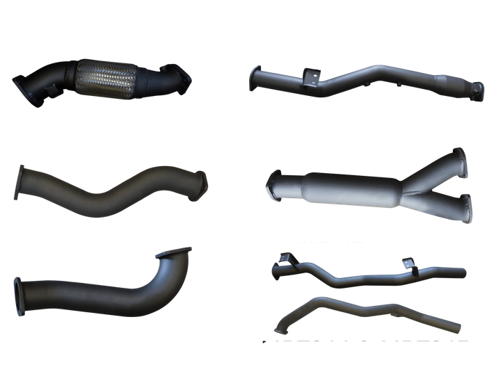 Manta | Dual 3″ Turbo Back Exhaust With Cat & Hotdog | Toyota Landcruiser VDJ79 V8 Ute 2016–2025 (DPF Models)