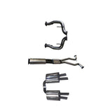 Manta | Twin 3″ Cat Back Exhaust with Muffler/Muffler | HSV VF V8 Clubsport Senator GTS Sedan 2013–2017