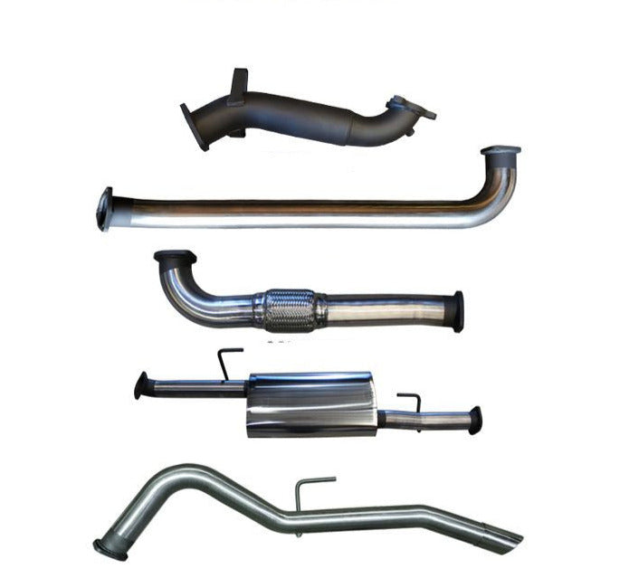 Manta | 3″ Turbo Back Exhaust System Without Cat & Tailpipe | Nissan Navara D40 2.5L Turbo Diesel Thai Build Manual Ute 2007–2015