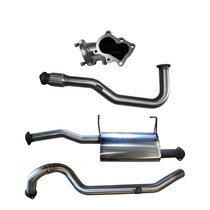 Manta | 3″ Turbo Back Exhaust with Centre Muffler & Tail | Nissan Patrol GU 4.2L Turbo Diesel Wagon 1999–2015