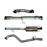 Manta | 3″ Turbo Back Exhaust System with Muffler & Cat | Toyota Hilux KUN26R 3.0L D4D Ute 2005–2015