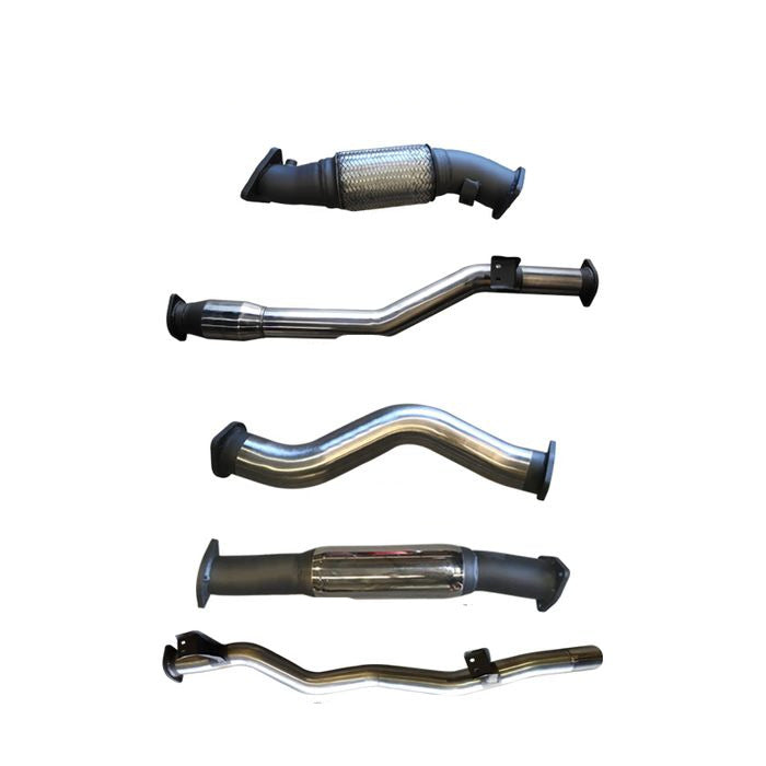 Manta | 3″ Turbo Back Exhaust with Cat & Hotdog | Toyota Landcruiser VDJ79 Dual Cab V8 Ute 2012–2016 (Pre-DPF)