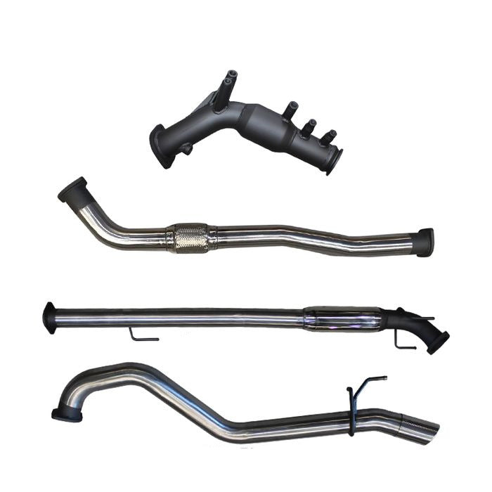 Manta | 3″ Turbo Back Exhaust System with Hotdog & Cat | Toyota Hilux GUN126R 2.8L D4D Ute 2015–2025