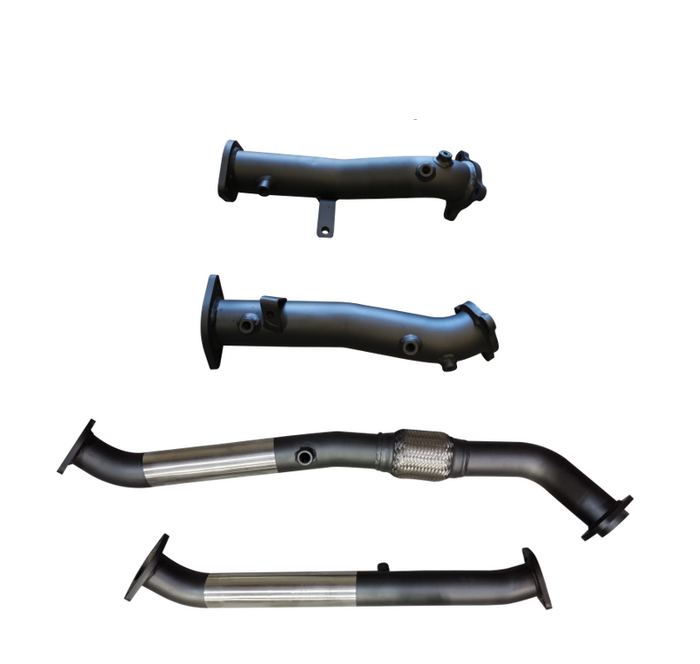 Manta 2.5in Dual DPF Replacement Pipe No Cats Landcruiser VDJ200 2015–2021