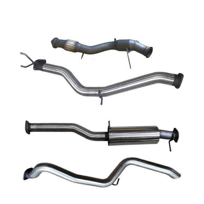 Manta | 3in Turbo Back Exhaust with Tailpipe Exit & Sports Muffler | Volkswagen Amarok 2.0L Bi-Turbo Ute 2011–2012 (Early Model)