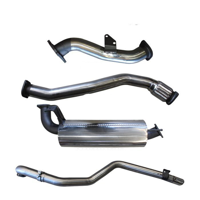 Manta | 3″ Turbo Back Exhaust System with Muffler | Toyota Landcruiser HZJ105 Wagon 4.2L 1HZ CT26 Turbo 1998–2007
