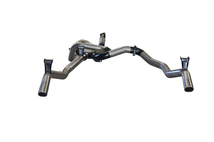 Manta | Twin 3″ Turbo Back Exhaust with Hotdog & Cat | Toyota Landcruiser VDJ79 Single Cab V8 Ute 2007–2016 (Pre-DPF)