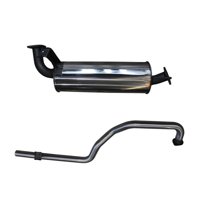 Manta | 2.5″ Exhaust System from Extractors Back with Muffler/Tailpipe | Toyota LandCruiser FZJ105 4.5L Wagon 1998–2007