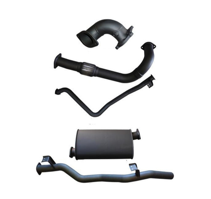 Manta | 3″ Turbo Back Exhaust System with Muffler to Suit CT26 Turbo | Toyota Landcruiser HZJ79 4.2L Diesel Ute 1999–2006