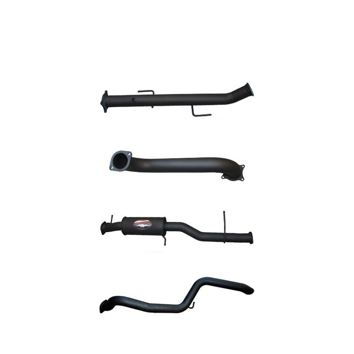 Manta | 3in Dump Pipe Back Exhaust with Small Muffler Extended Tailpipe | Volkswagen Amarok V6 TDI550 TDI580 Ute 2016–2022