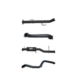 Manta | 3in Dump Pipe Back Exhaust with Small Muffler Extended Tailpipe | Volkswagen Amarok V6 TDI550 TDI580 Ute 2016–2022