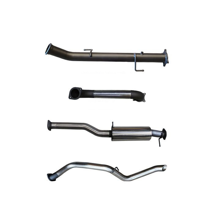 Manta | 3in Dump Pipe Back Exhaust with Small Muffler Extended Tailpipe | Volkswagen Amarok V6 TDI550 TDI580 Ute 2016–2022