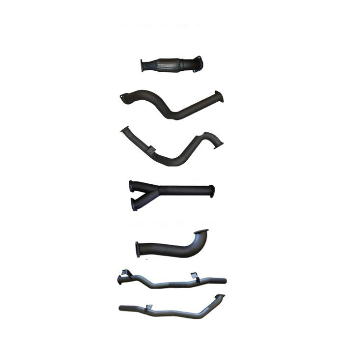 Manta | Twin 3″ Turbo Back Exhaust WOM No Cat | Toyota Landcruiser VDJ79 Single Cab V8 Ute 2007–2016 (Pre-DPF)