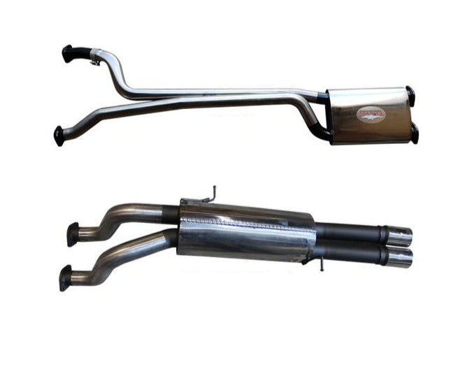 Manta | Twin 2.5" Cat Back Muffler/Muffler | Ford Falcon AU 5.0L V8 Ute (including XR8) 1998–2002