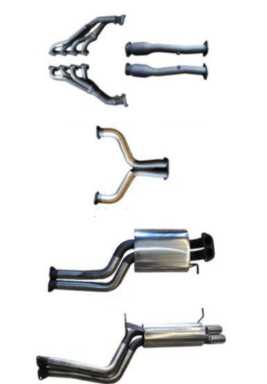 Manta | Twin 2.5" Dual Full System with Extractors & Muffler/Muffler | Ford Falcon BA BF 4V V8 Sedan & FPV GT 2002–2008