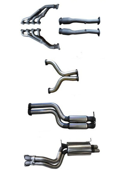 Manta | Twin 3" Dual Full System with Extractors & Hotdog/Muffler | Ford Falcon BA BF 4V V8 Sedan & FPV GT 2002–2008