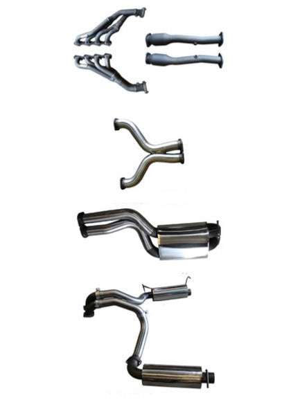 Manta | Twin 3″ Full Exhaust System with Extractors Muffler | FPV GT GT-P Force 8 5.4L V8 Sedan 2005–2008