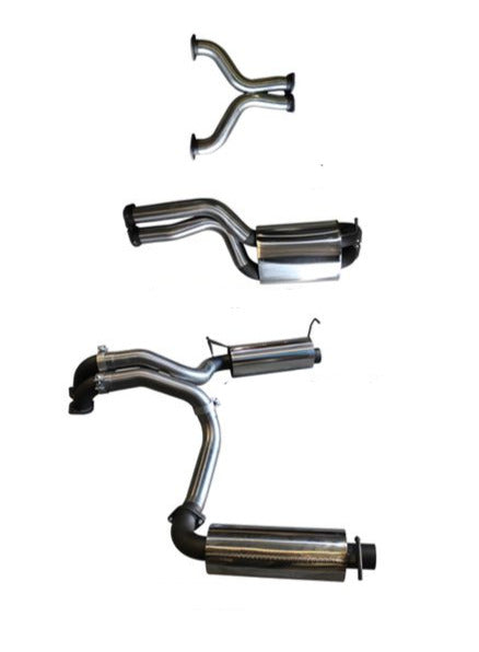 Manta | Twin 3″ Cat Back Exhaust System with Muffler | FPV GT GT-P Force 8 5.4L V8 Sedan 2005–2008