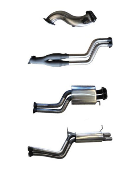 Manta | Twin 2.5″ Turbo Back Exhaust System | Ford Falcon FG XR6 Turbo G6E Turbo FPV F6 Sedan 4.0L 2008–2016