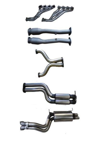 Manta | Twin 3″ Full Exhaust System with Extractors Hotdog/Muffler | Ford Falcon FG 5.4L XR8 V8 Sedan 2008–2010