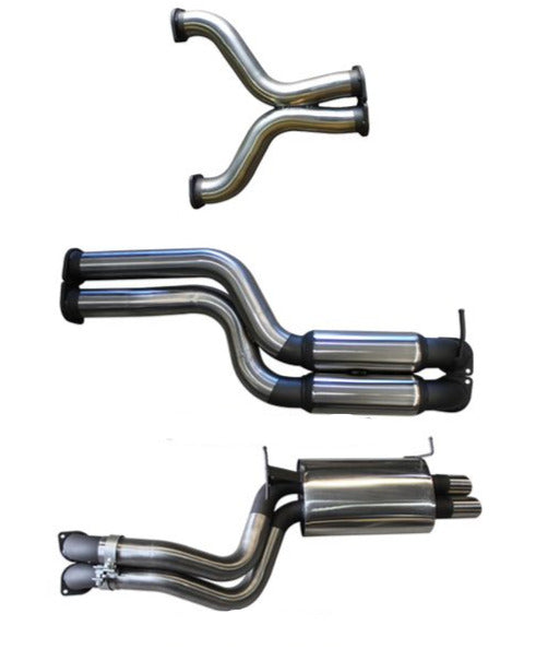 Manta | Twin 3″ Cat Back Exhaust System with Hotdog Muffler | Ford Falcon FG XR8 V8 Sedan 2008–2010