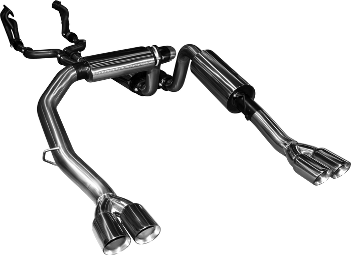 Manta | Twin 3″ Full Exhaust System with Extractors, Muffler/Muffler | Ford Falcon FG 5.4L XR8 Ute 2008–2010, FPV GS/Pursuit 5.4L/5.0L V8 Ute 2008–2014