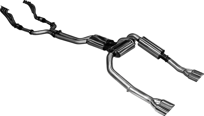 Manta | Twin 3″ Full Exhaust System with Extractors, Muffler/Muffler | Ford Falcon FG 5.4L XR8 Ute 2008–2010, FPV GS/Pursuit 5.4L/5.0L V8 Ute 2008–2014