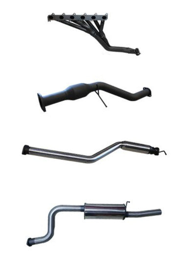 Manta | 2.5" Full Exhaust System with Hotdog/Muffler | Ford Falcon BA BF 4.0L 6Cyl Ute 2002–2008